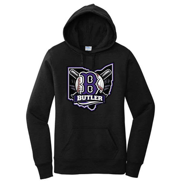 Butler Baseball - Men's Black Hoodie